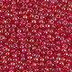 Miyuki rocailles Perlen 8/0 - Transparent dark red ab 8-254D
